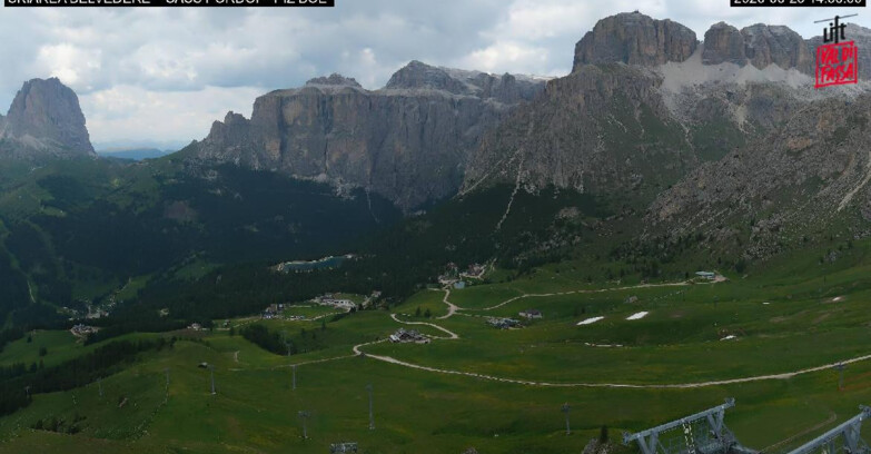 Webcam Canazei-Belvedere - SKIAREA BELVEDERE 