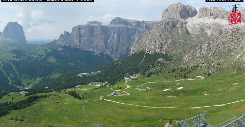 Webcam Canazei-Belvedere - SKIAREA BELVEDERE 
