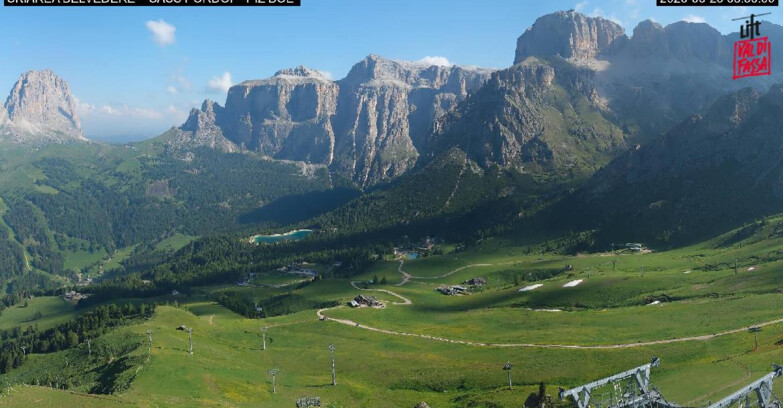 Webcam Canazei-Belvedere - SKIAREA BELVEDERE 