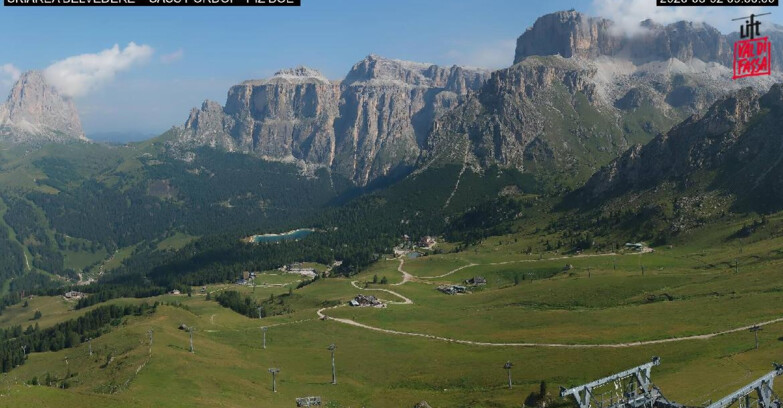 Webcam Canazei-Belvedere - SKIAREA BELVEDERE 