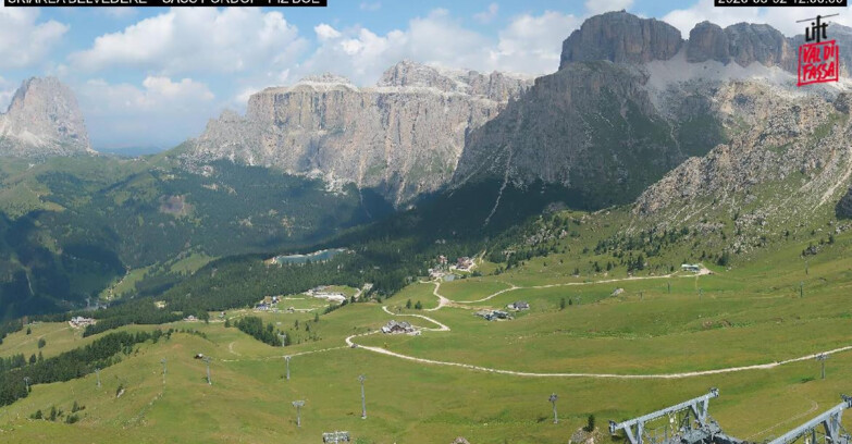 Webcam Canazei-Belvedere - SKIAREA BELVEDERE 