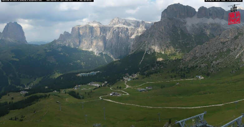 Webcam Canazei-Belvedere - SKIAREA BELVEDERE 