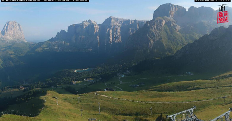 Webcam Canazei-Belvedere - SKIAREA BELVEDERE 