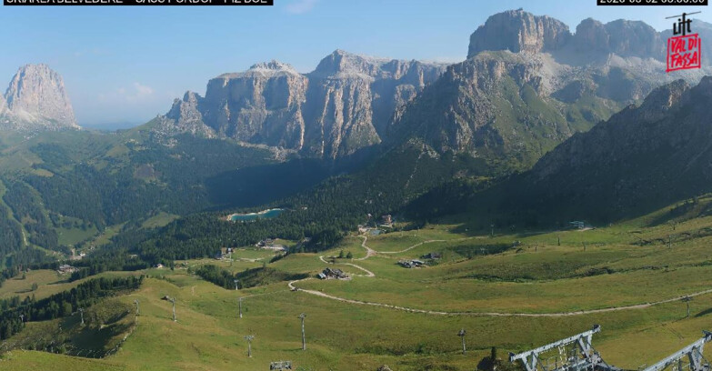 Webcam Canazei-Belvedere - SKIAREA BELVEDERE 