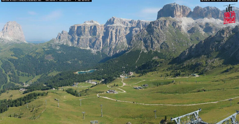 Webcam Canazei-Belvedere - SKIAREA BELVEDERE 