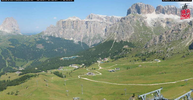 Webcam Canazei-Belvedere - SKIAREA BELVEDERE 