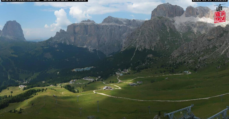 Webcam Canazei-Belvedere - SKIAREA BELVEDERE 