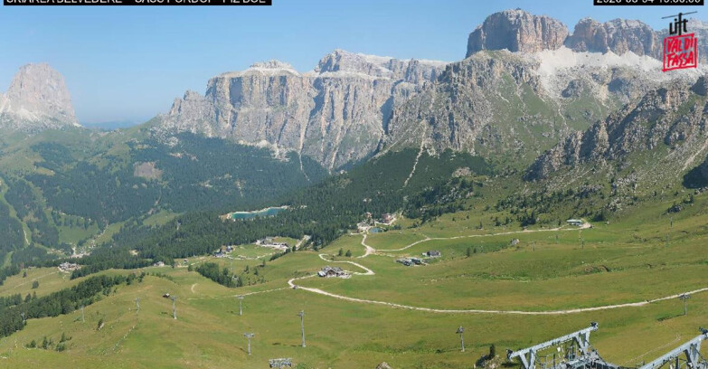 Webcam Canazei-Belvedere  - SKIAREA BELVEDERE 