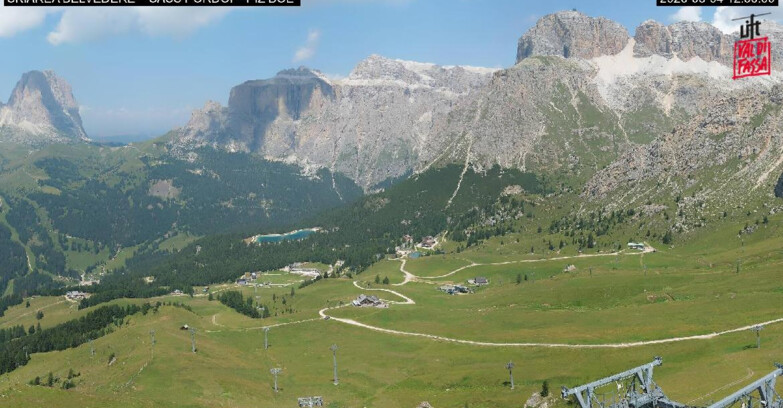Webcam Canazei-Belvedere  - SKIAREA BELVEDERE 
