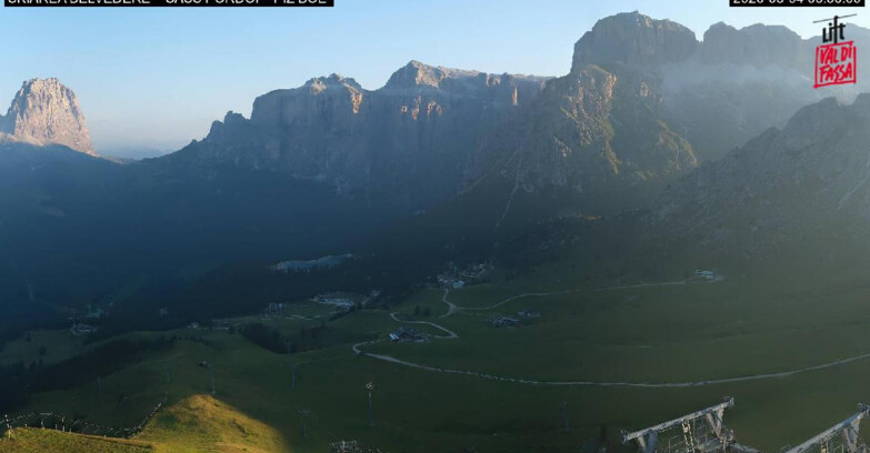 Webcam Canazei-Belvedere  - SKIAREA BELVEDERE 