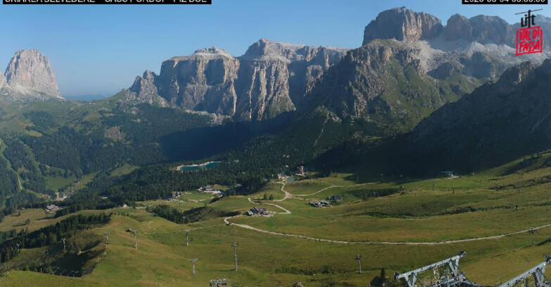 Webcam Canazei-Belvedere  - SKIAREA BELVEDERE 