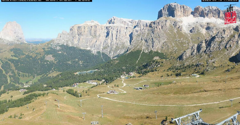 Webcam Canazei-Belvedere - SKIAREA BELVEDERE 