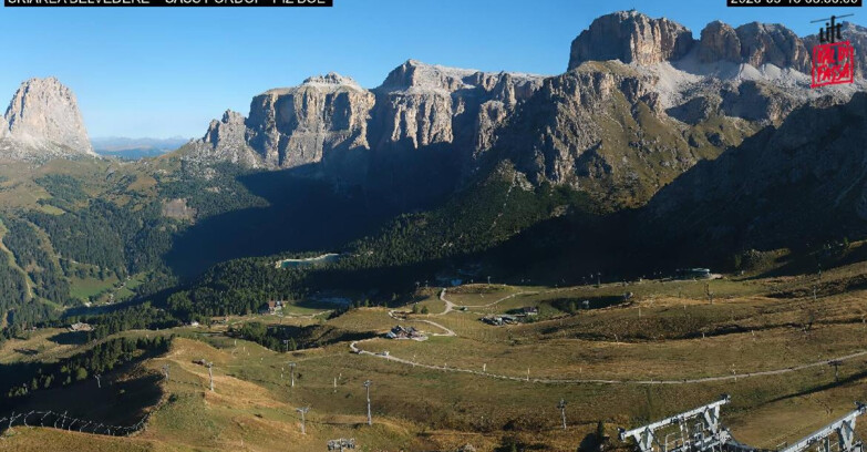 Webcam Canazei-Belvedere - SKIAREA BELVEDERE 