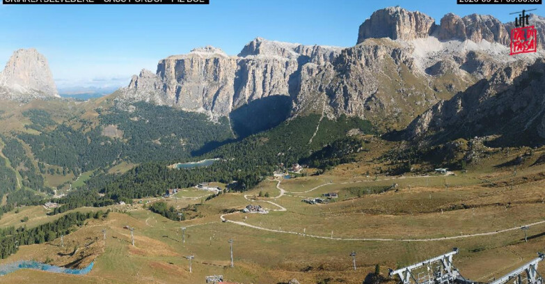 Webcam Canazei-Belvedere - SKIAREA BELVEDERE 