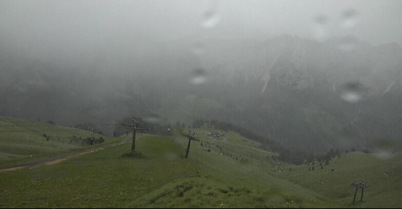 Webcam Pozza di Fassa-Aloch-Buffaure  - Pista Pala del Geiger