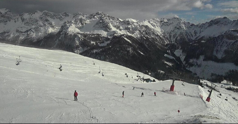 Webcam Pozza di Fassa-Aloch-Buffaure  - Pista Pala del Geiger