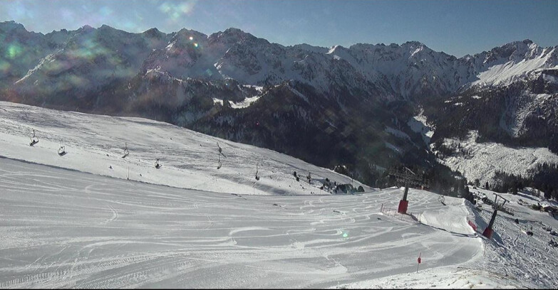 Webcam Pozza di Fassa-Aloch-Buffaure  - Pala del Geiger Piste