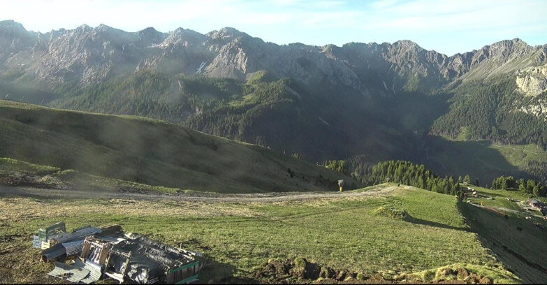 Webcam Pozza di Fassa-Aloch-Buffaure  - Pista Pala del Geiger