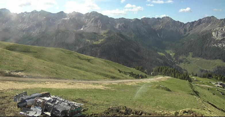 Webcam Pozza di Fassa-Aloch-Buffaure  - Pista Pala del Geiger