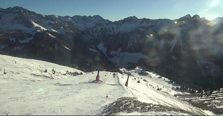 Webcam Pozza di Fassa-Aloch-Buffaure  - Rifugio Baita Cuz