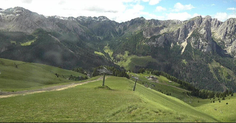 Webcam Pozza di Fassa-Aloch-Buffaure  - Rifugio Baita Cuz
