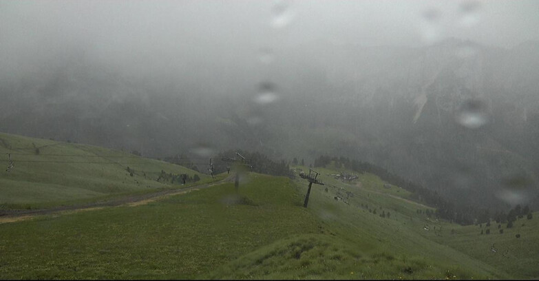 Webcam Pozza di Fassa-Aloch-Buffaure  - Rifugio Baita Cuz