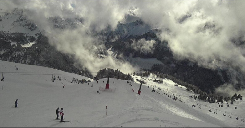 Webcam Pozza di Fassa-Aloch-Buffaure  - Baita Cuz Hütte