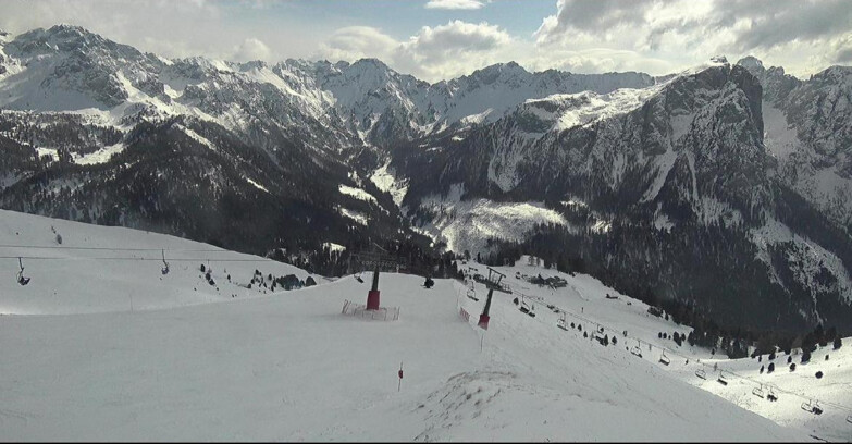 Webcam Pozza di Fassa-Aloch-Buffaure  - Rifugio Baita Cuz