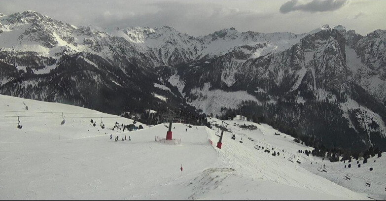 Webcam Pozza di Fassa-Aloch-Buffaure  - Rifugio Baita Cuz