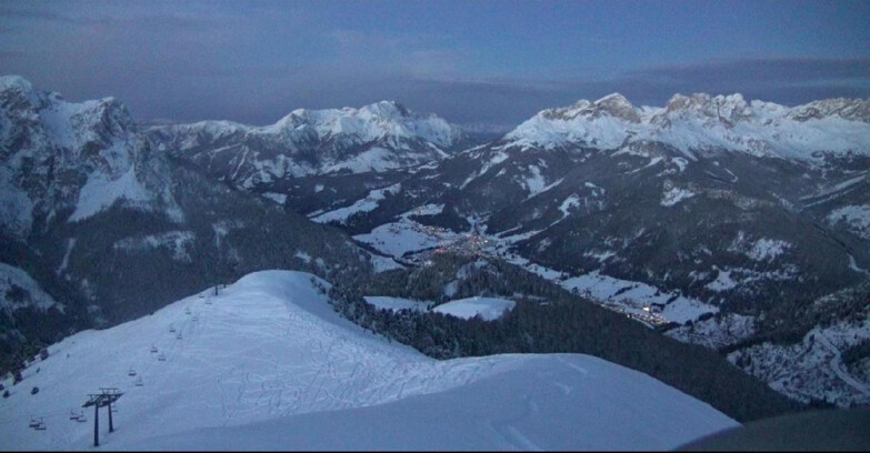 Webcam Pozza di Fassa-Aloch-Buffaure  - Nuova Pista Valvacin B