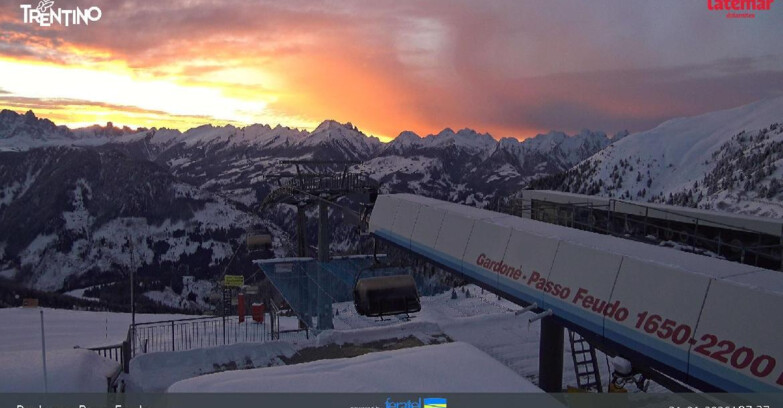 Webcam Пампеаго - Предаццо - Оберегген	 - Latemar- Feudo est