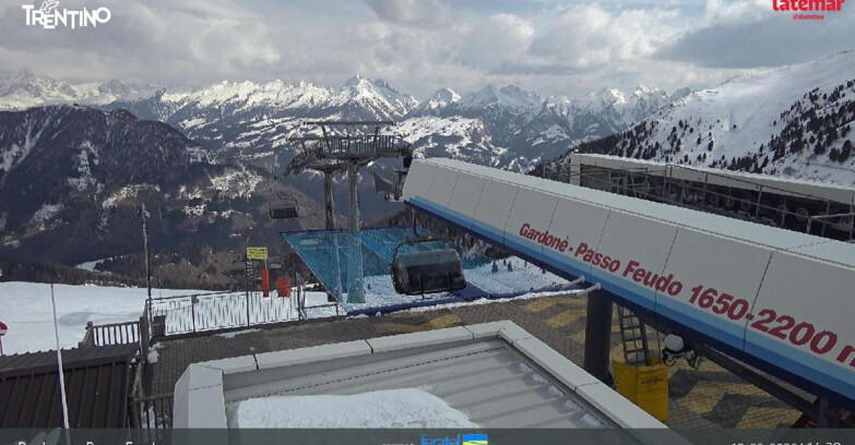 Webcam Пампеаго - Предаццо - Оберегген	 - Latemar- Feudo est