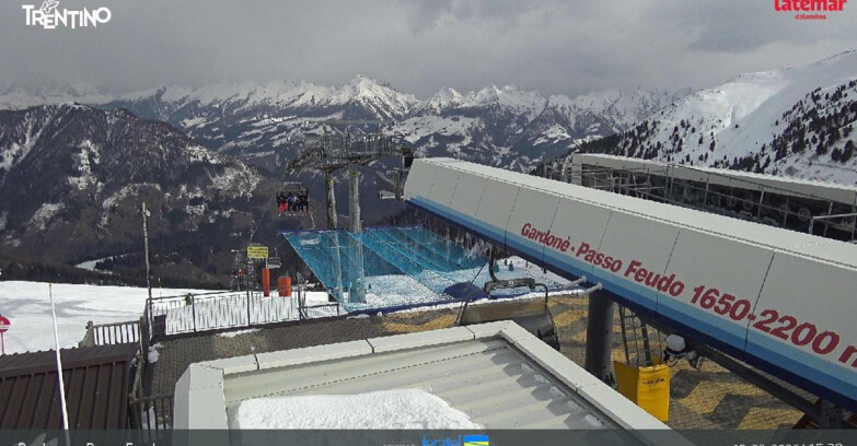 Webcam Пампеаго - Предаццо - Оберегген	 - Latemar- Feudo est