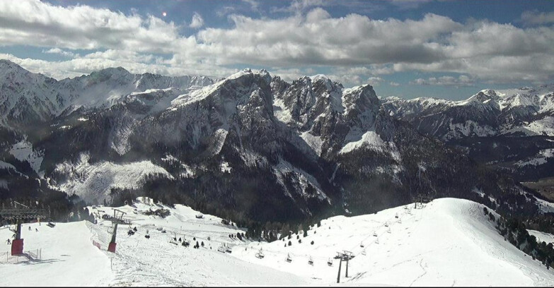 Webcam Pozza di Fassa-Aloch-Buffaure  - Cima 11 e Cima 12