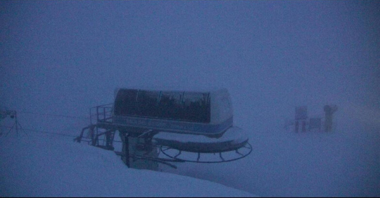 Webcam Pozza di Fassa-Aloch-Buffaure  - Pala del Geiger, sullo sfondo il Pordoi