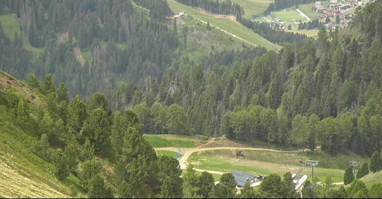 Webcam Pozza di Fassa-Aloch-Buffaure  - Panorama da Buffaure