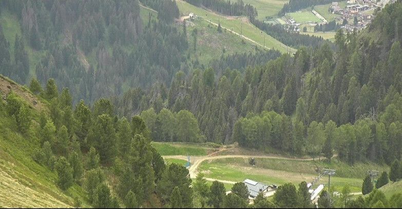 Webcam Pozza di Fassa-Aloch-Buffaure  - Panorama da Buffaure