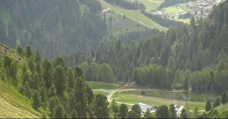 Webcam Pozza di Fassa-Aloch-Buffaure  - Panorama da Buffaure