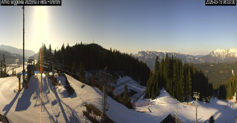 Webcam Lavarone Skigegiet - Laghetto Sessellift 