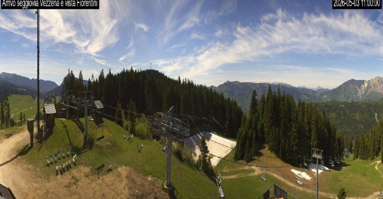 Webcam Lavarone Skigegiet - Laghetto Sessellift 