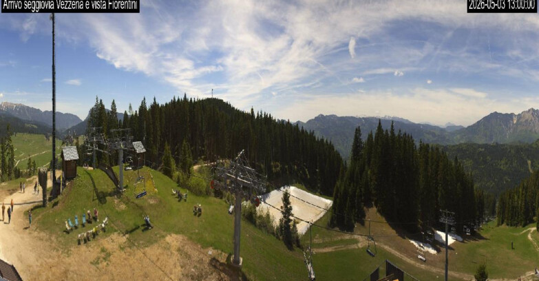 Webcam Lavarone Skigegiet - Laghetto Sessellift 