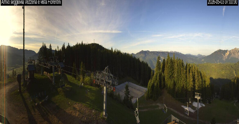 Webcam Lavarone Skigegiet - Laghetto Sessellift 