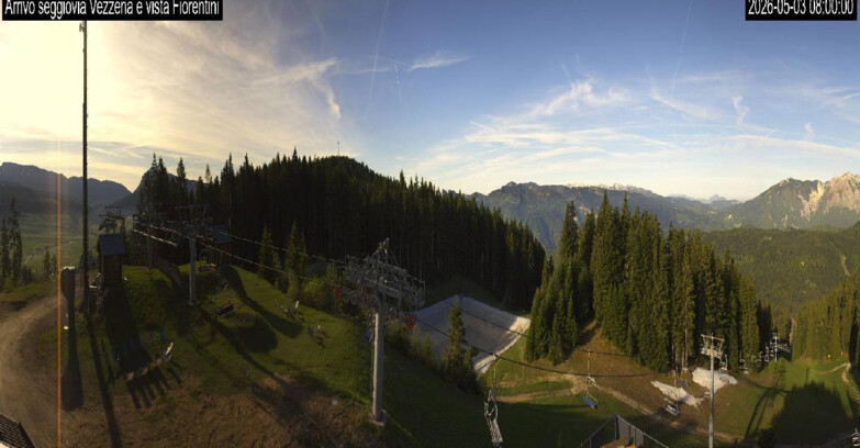 Webcam Lavarone Skigegiet - Laghetto Sessellift 