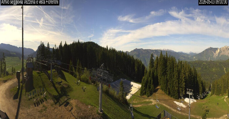 Webcam Lavarone Skigegiet - Laghetto Sessellift 