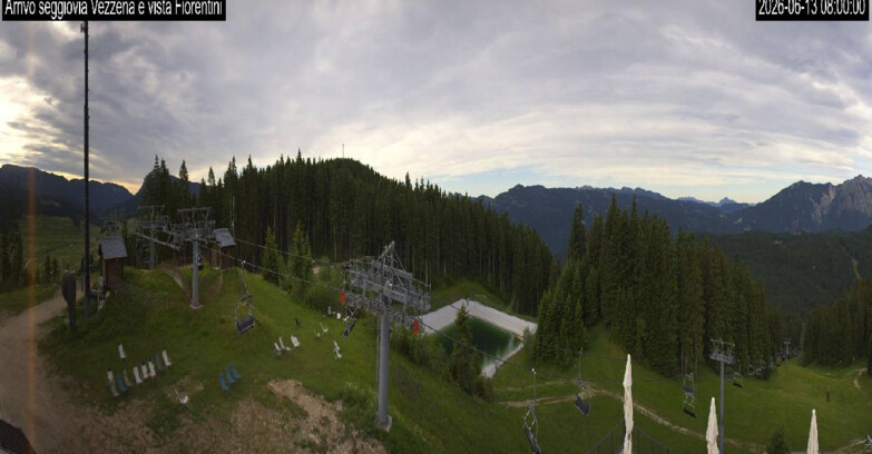 Webcam Ski area Lavarone - Arrivo seggiovia Laghetto