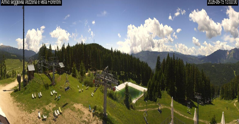Webcam Ski Area Lavarone  - Chair lift Laghetto 