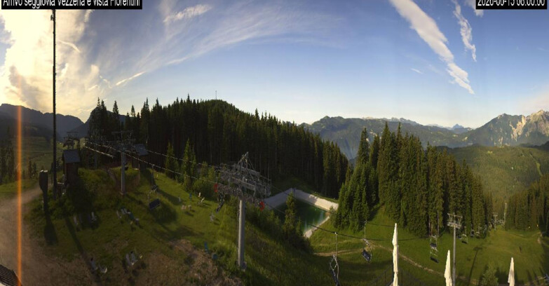 Webcam Ski Area Lavarone  - Chair lift Laghetto 