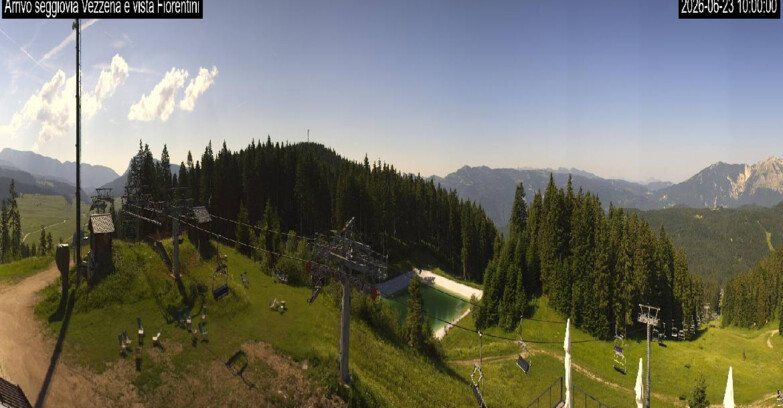 Webcam Lavarone - Chair lift Laghetto 