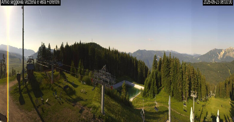 Webcam Lavarone Skigegiet - Laghetto Sessellift 