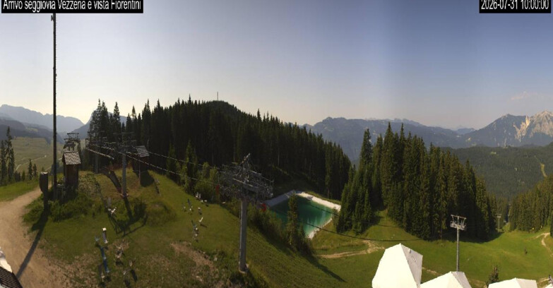 Webcam Lavarone - Chair lift Laghetto 